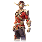 Conjunto Punhos de Ouro no Free Fire - item Épico+