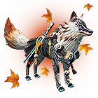 Conjunto Pet Raposa Mecânica no Free Fire - item Mítico