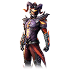 Conjunto Matador de Dragão no Free Fire - item Mítico