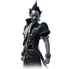 Conjunto Palhaço da Meia Noite no Free Fire - item Épico+