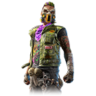 Conjunto Guerrilheiro do Apocalipse no Free Fire - item Épico+