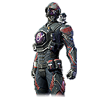 Conjunto Soldado Espacial no Free Fire - item Épico