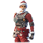 Conjunto Sr. Noel no Free Fire - item Épico+