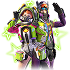 Conjunto Ano Novo no Free Fire - item Épico