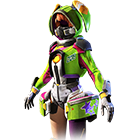 Conjunto Estrela de Ano Novo no Free Fire - item Épico+