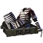 Conjunto Detento no Free Fire - item Épico