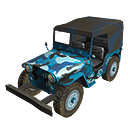 Jipe - Azulão Camuflado no Free Fire - item Épico