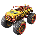 Caminhão Monstro - Booyah Dourado