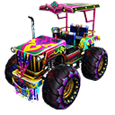 Caminhão Monstro - Rastro de Cores