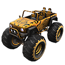 Caminhão Monstro - Tigre Dourado