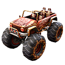 Caminhão Monstro - Leão de Fogo no Free Fire - item Épico