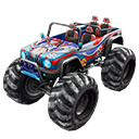 Caminhão Monstro - Coração Gelado no Free Fire - item Épico