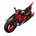 Moto - Escorpião Escarlate no Free Fire - item Mítico