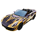 Carro Esportivo - Serendipidade Dourada