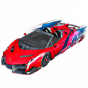 Carro Esportivo-  Veneno Vermelho