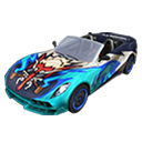 Carro Esportivo - Monstro Estiloso no Free Fire - item Épico