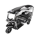 Tuc Tuc - Cromado no Free Fire - item Raro