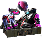 Conjunto Melhor sobrevivente no Free Fire - item Épico+