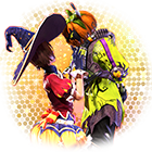 Conjunto Abóbora e Bruxa Astuta