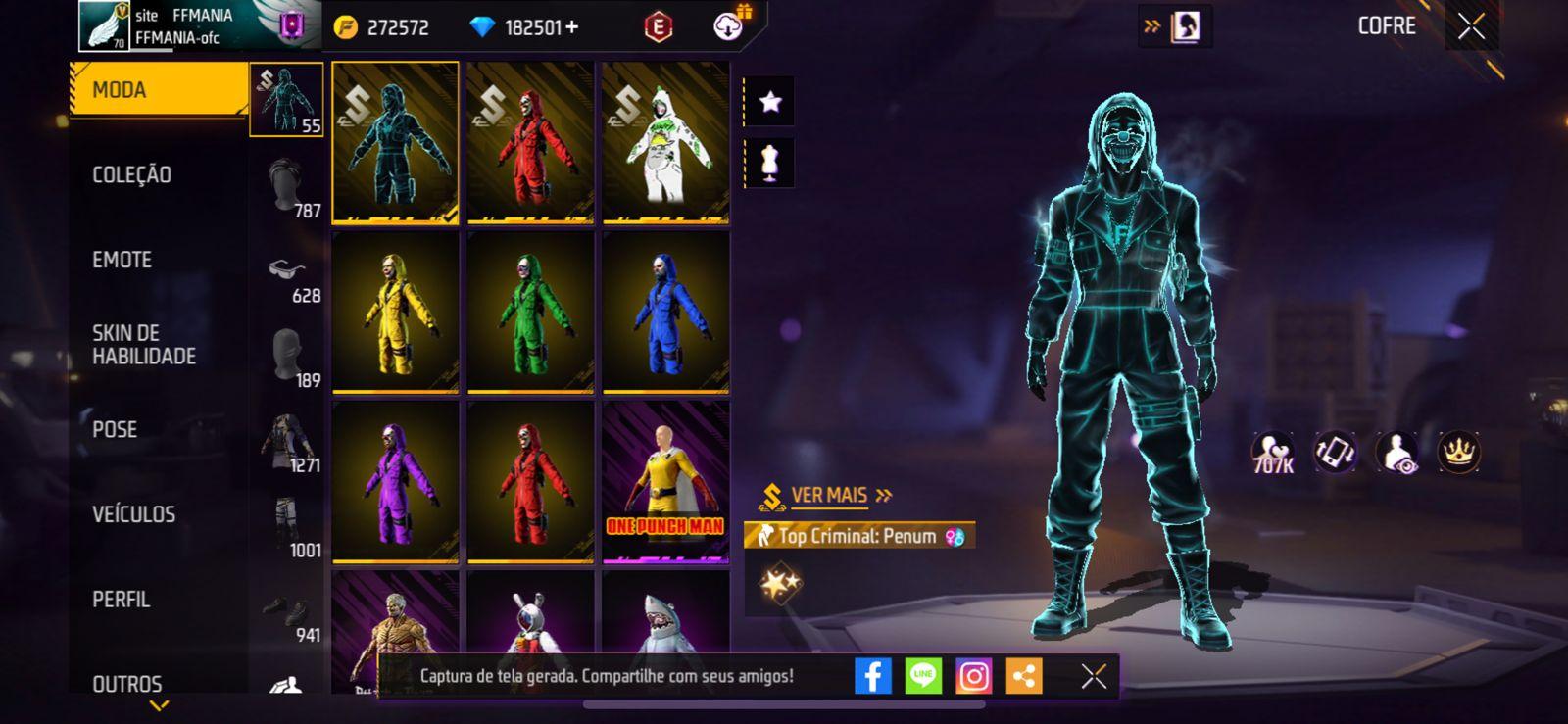 Top Criminal Penumbra Free Fire