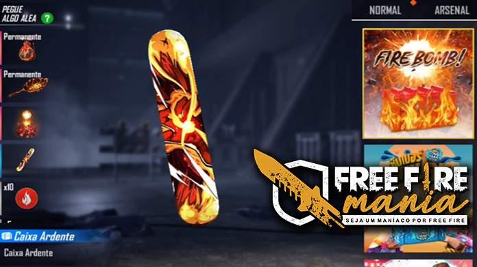 Burning Box on Free Fire
