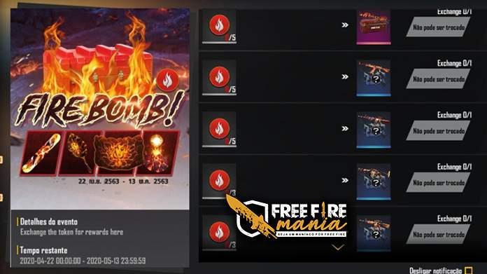 Burning Box on Free Fire