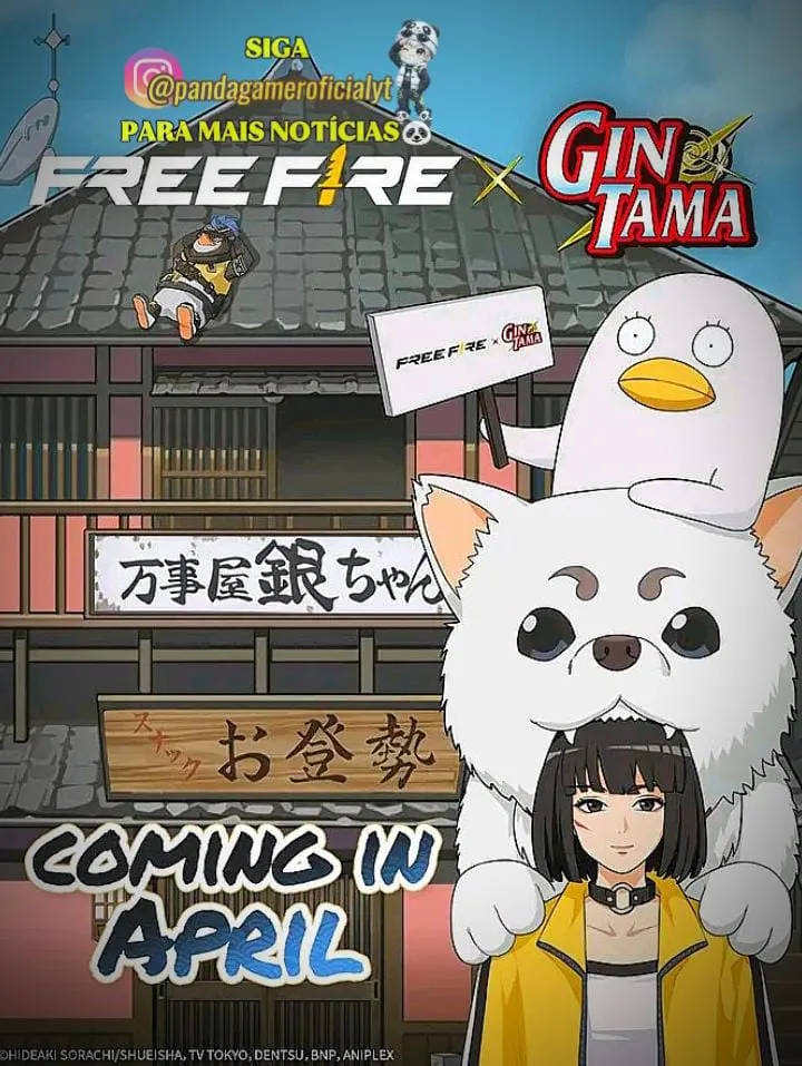 Evento Free Fire Gintama teaser oficial