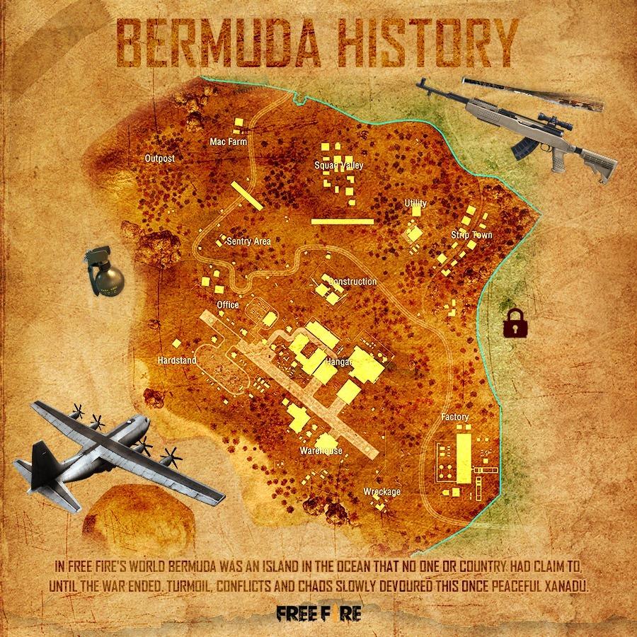 Free Fire ganha atualização com áreas inéditas no mapa Bermuda, nova arma e  mais 