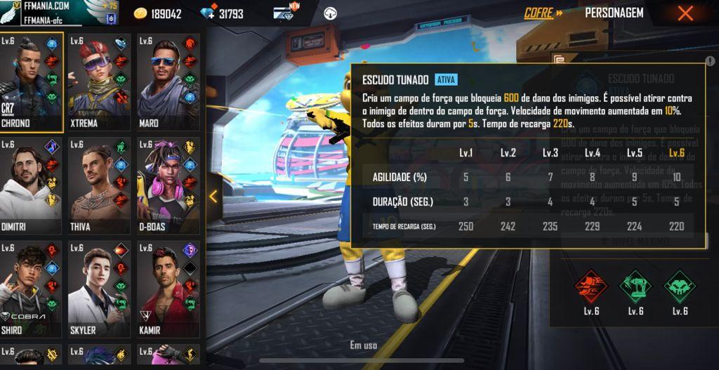 Chrono skill in Free Fire