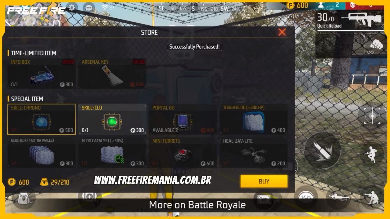 Mi compra no apareció en la recarga acumulada – Garena Free Fire