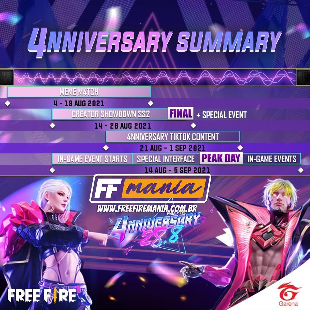 Música Oficial De Aniversário De 4 Anos Do Free Fire Confirmada