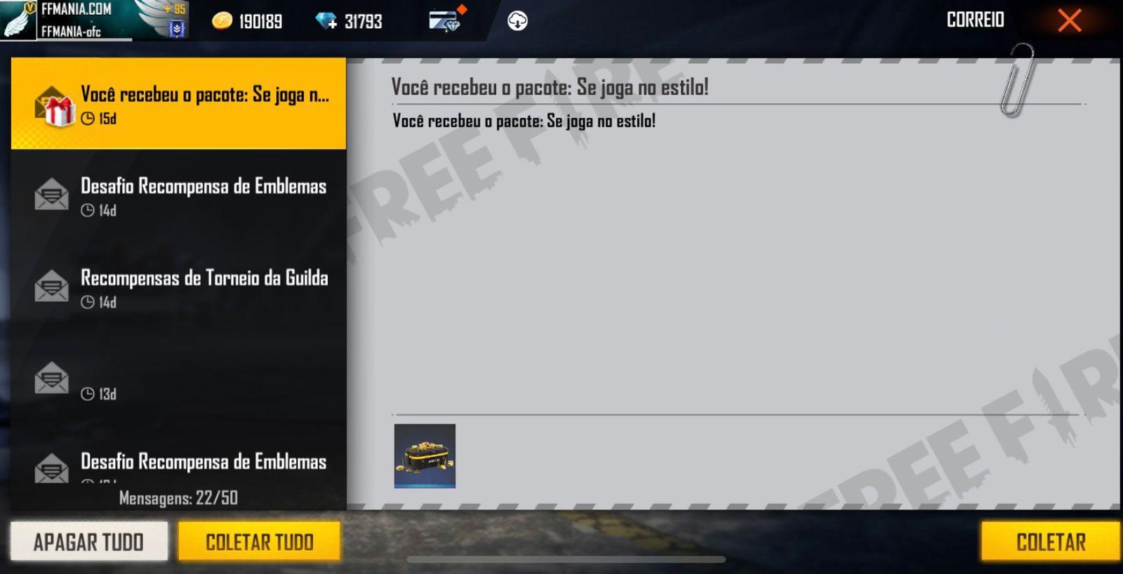 CODIGUIN FF: código Free Fire do Faraó; resgatar no rewards - Free Fire Club