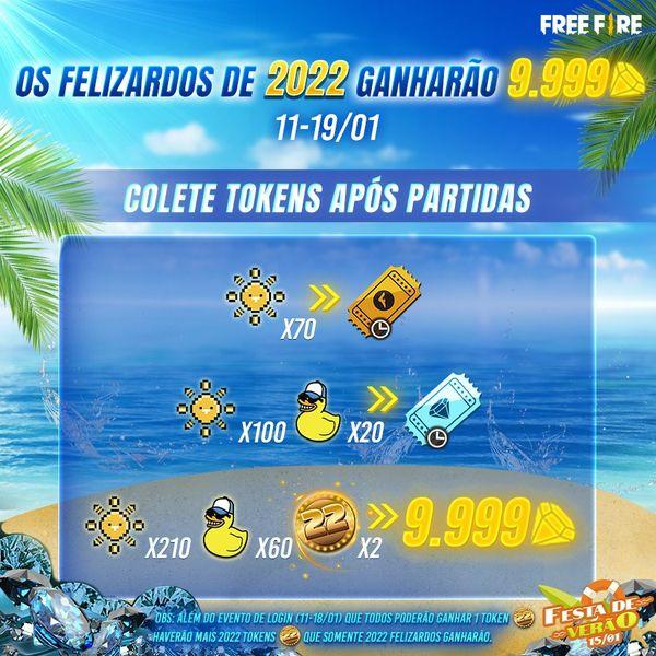 CÓDIGO FF 2022: CODIGUIN DO TOKEN SE JOGA EM 2022 (9999 diamantes) - Mania Free  Fire