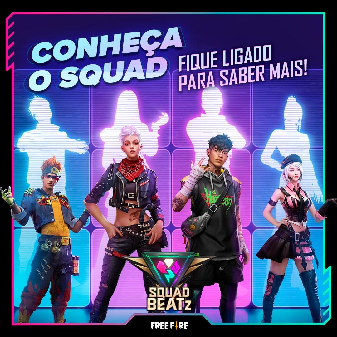 Free Fire anuncia evento Squad BEATz, com skins, músicas e recompensas