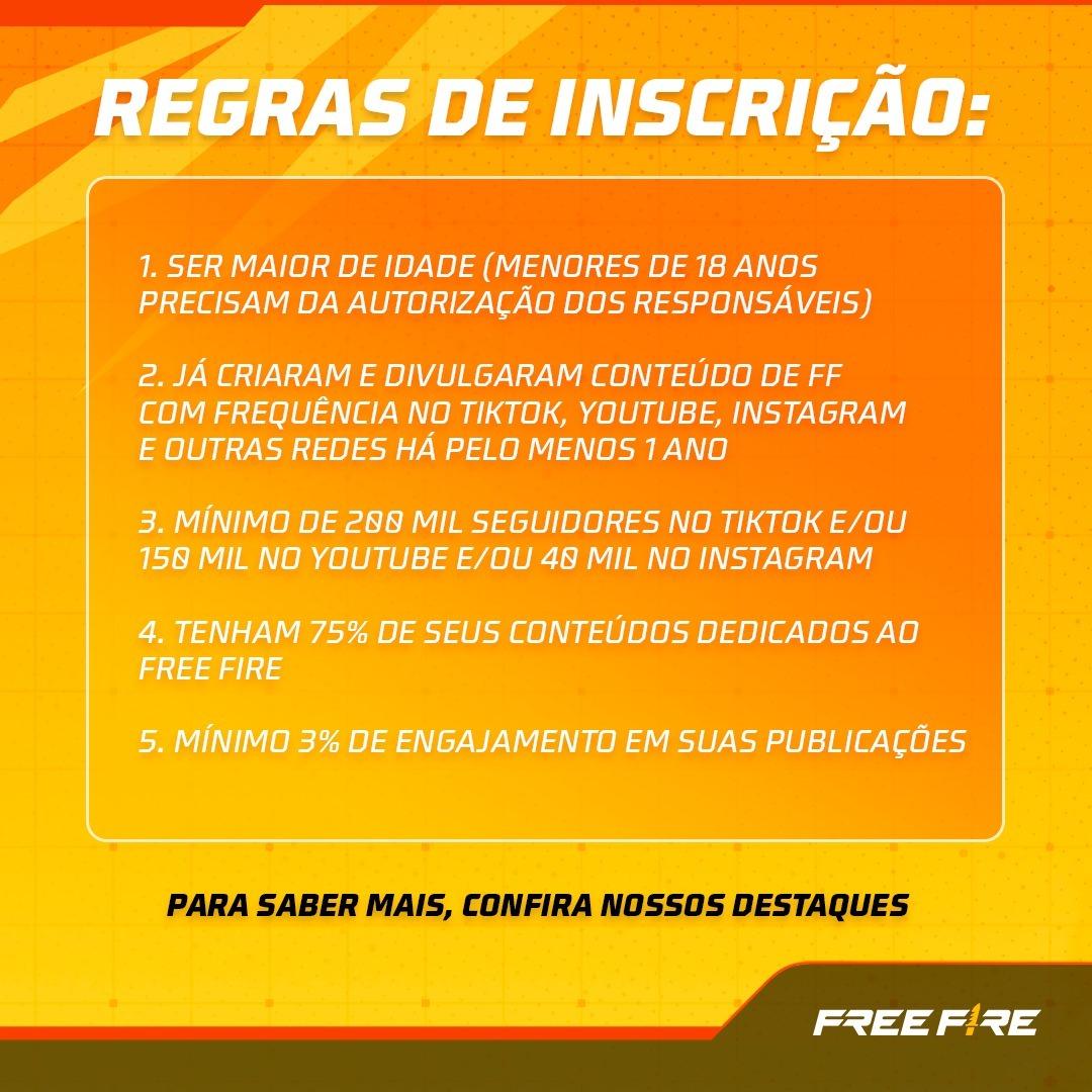 Qual a recomendação de idade para jogar Garena Free Fire?