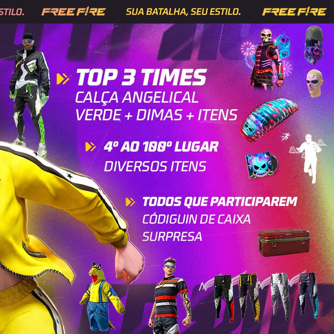 Garena promove o Rushadão FF, o primeiro torneio oficial da comunidade de Free  Fire