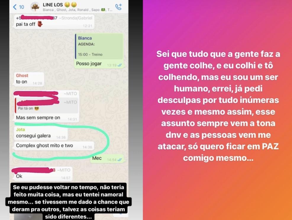 Gizão em seu Instagram