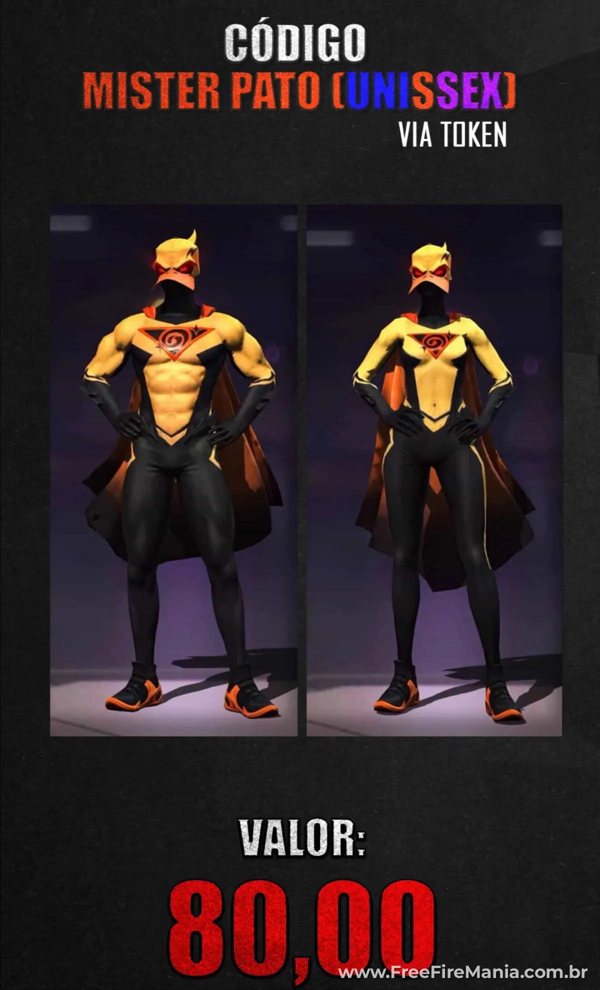 Itens raros Free Fire vendidos ilegalmente via token como carpa voadora e skins exclusivas