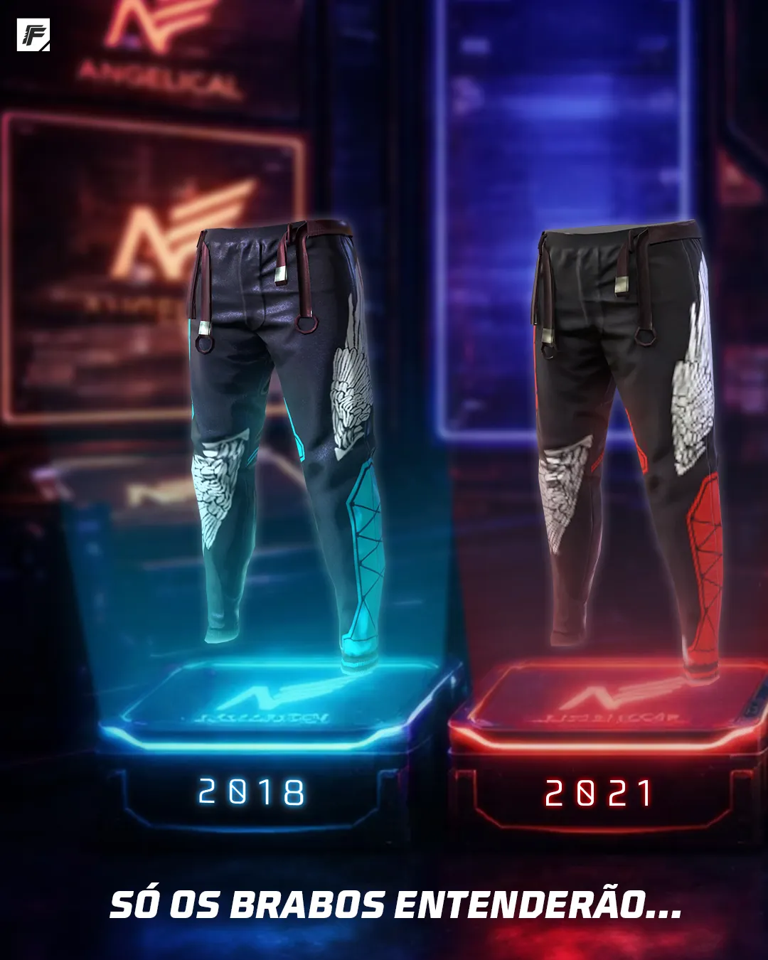 Calça Angelical Free Fire