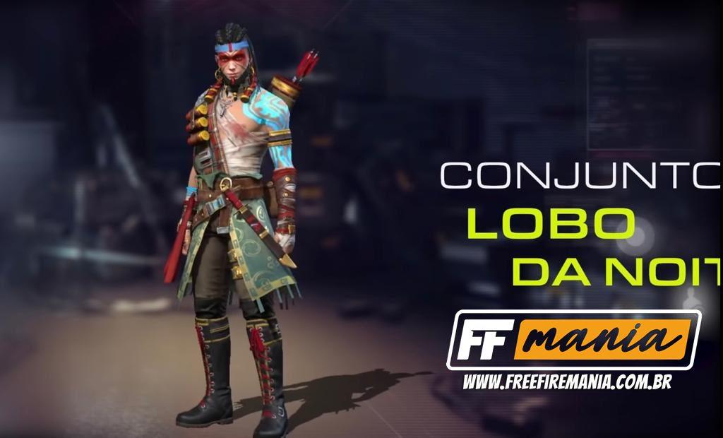 Pacote Lobo da Noite Free Fire