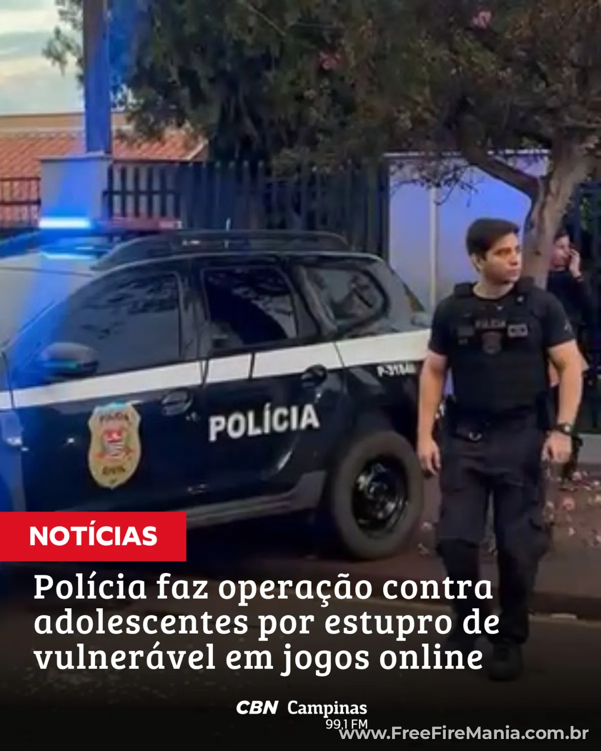 Polícia investiga crimes envolvendo Free Fire e adolescentes