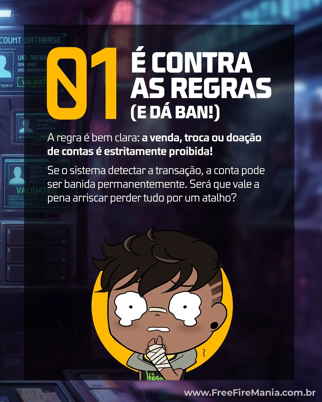 Banimento permanente da Conta