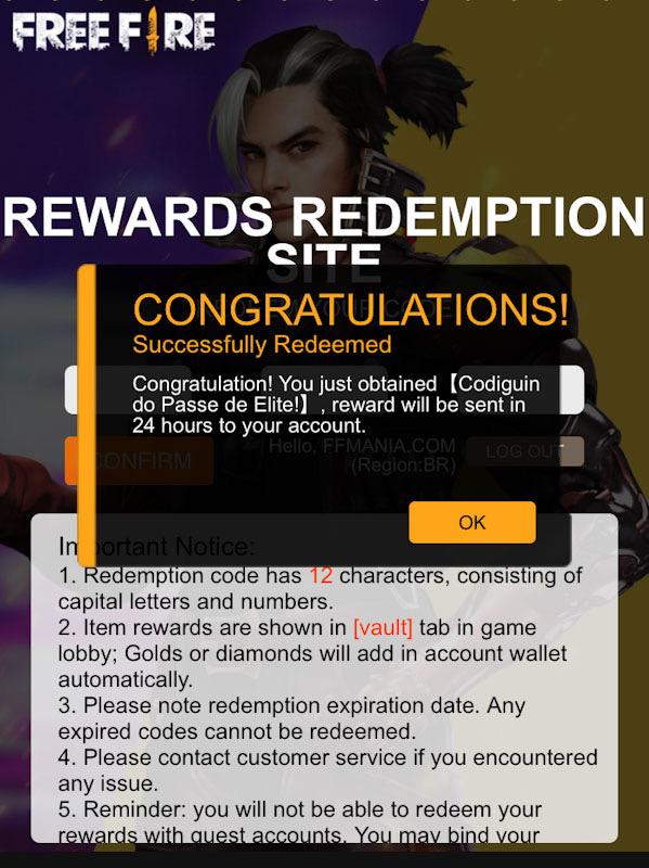 Codiguin FF: Lista de novos códigos Free Fire para resgatar no Rewards  Redemption - The Game Times