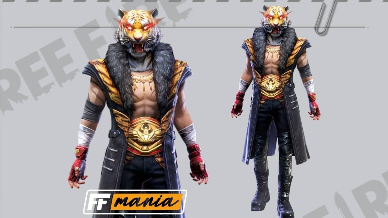 Pacote Tigrino Free Fire