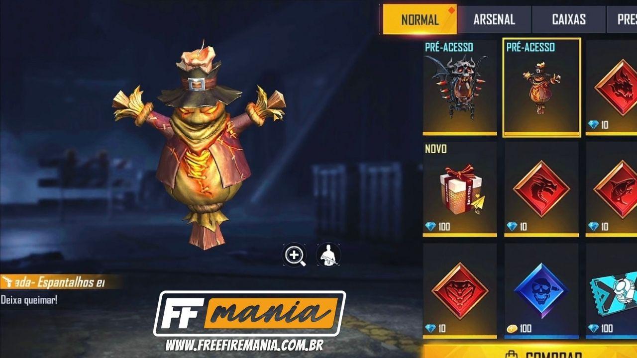 Garena Free Fire - Você tem coragem de atravessar o portal dos Espíritos?  Leve com você a nova Panela Cramunhão, disponível na pré-venda do novo  Passe de Elite - Caminho da Eternidade.