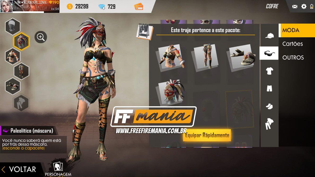 Pacote Paleolítico Free Fire