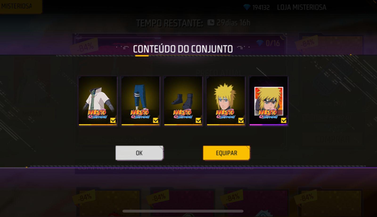 Bug loja misteriosa Free Fire 