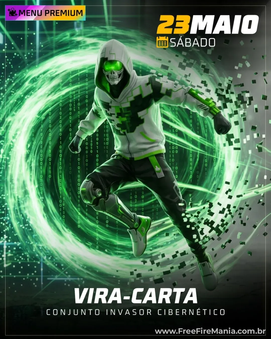 Conjunto Invasor Cibern&eacute;tico Free Fire