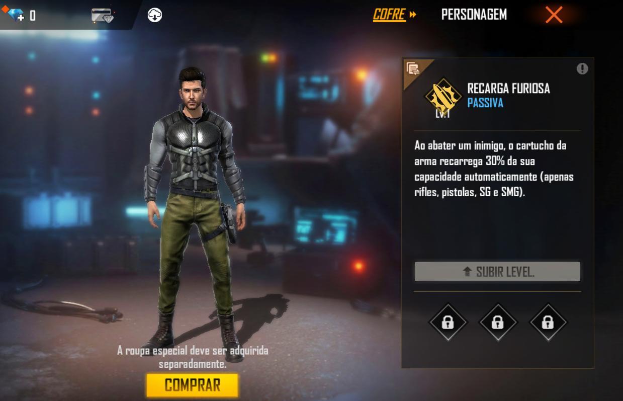 5 melhores personagens do Free Fire para o modo ranqueado após