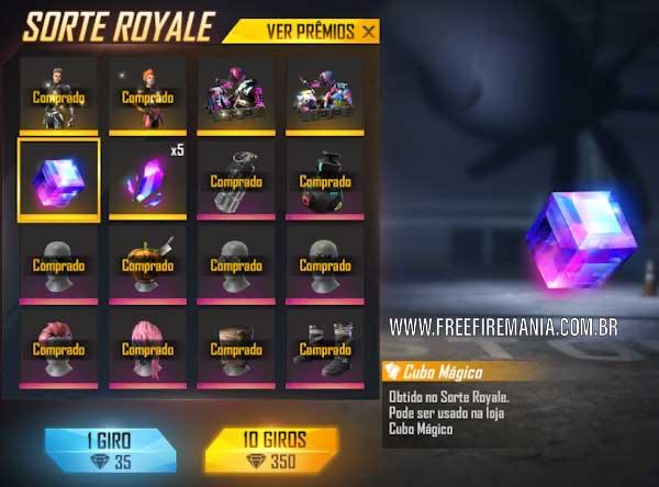 Royale Especial Cubo Mágico Free Fire